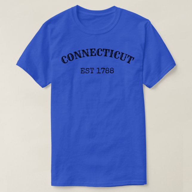 Connecticut Est 1788 TShirt (Design Front)