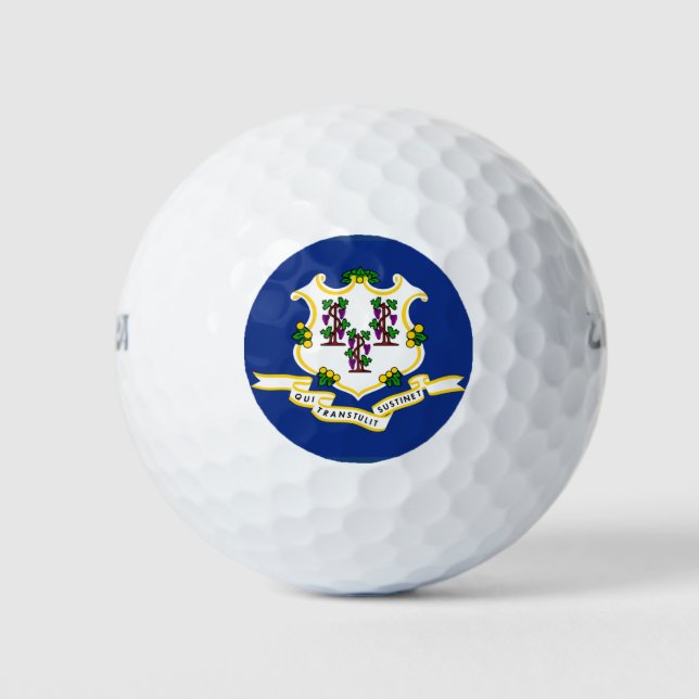 CONNECTICUT FLAG GOLF BALLS (Front)