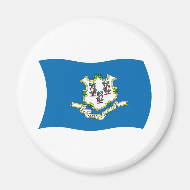 Connecticut Flag Magnet (Front)