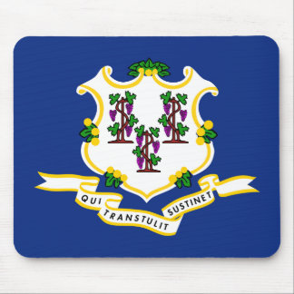 Connecticut Flag Mouse Pad