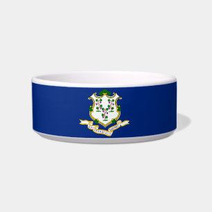 Connecticut flag-Seal Bowl