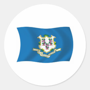 Connecticut Flag Sticker