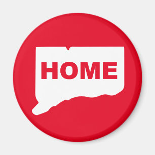 Connecticut Home Away From State Fridge Magnet