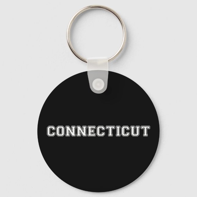 Connecticut Keychain (Front)