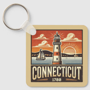 Connecticut Keychain
