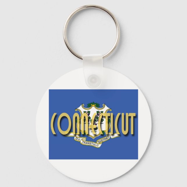 Connecticut Keychain (Front)