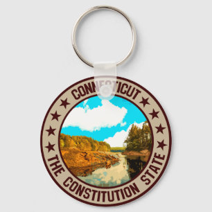 Connecticut keychain
