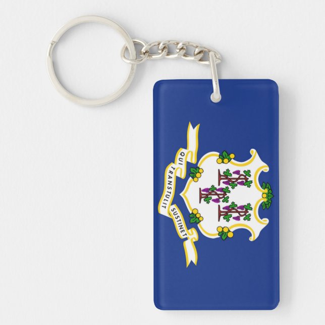 Connecticut Keychain (Front)