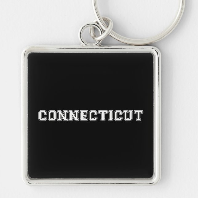 Connecticut Keychain (Front)