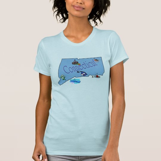 Connecticut Ladies Petite T-Shirt