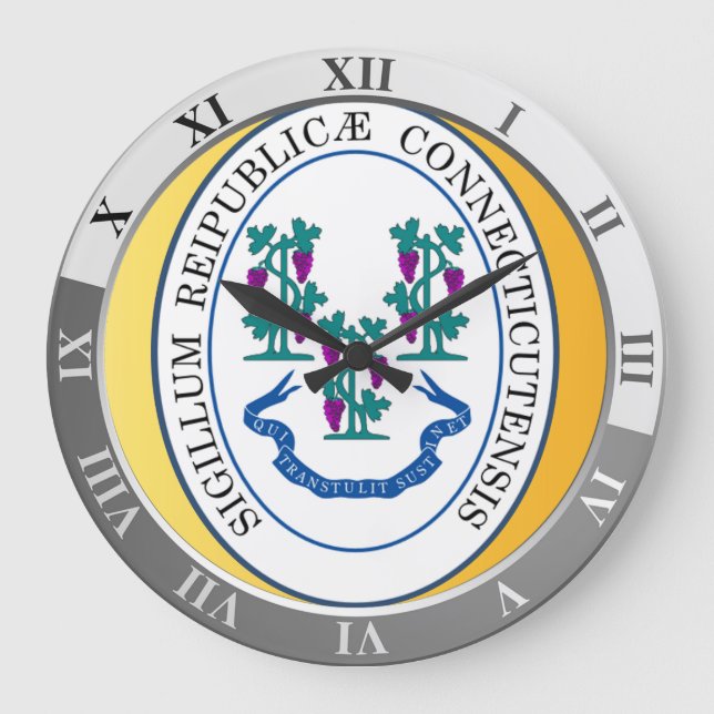 Connecticut Large Clock (Front)
