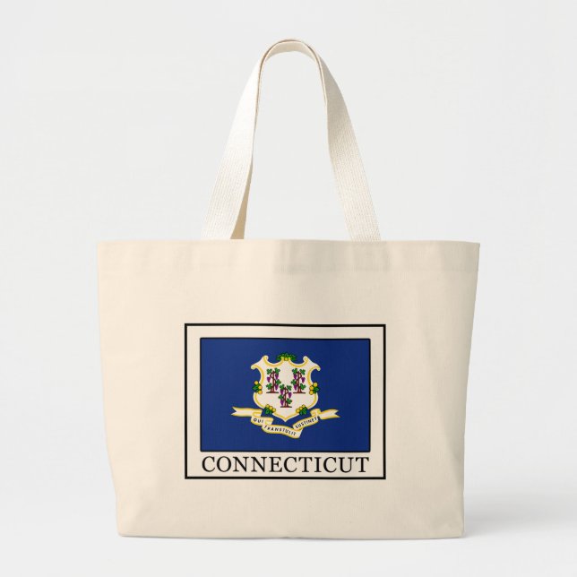 Connecticut Large Tote Bag (Front)