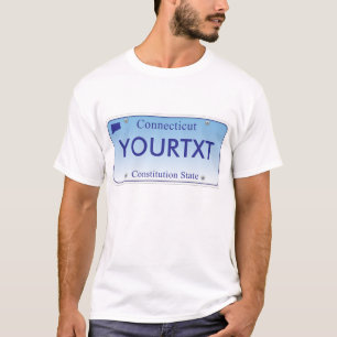 Connecticut License Plate T-Shirt