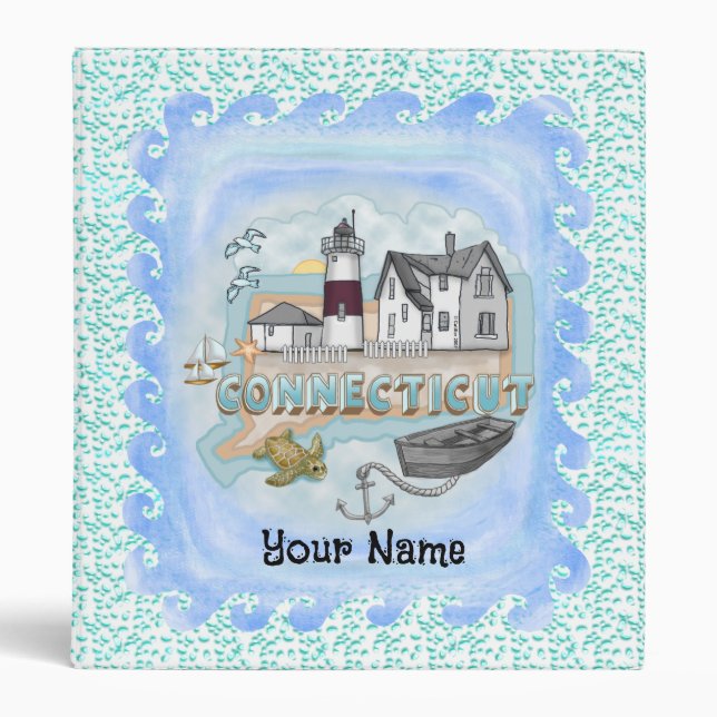 Connecticut Lighthouse Binder (Front)