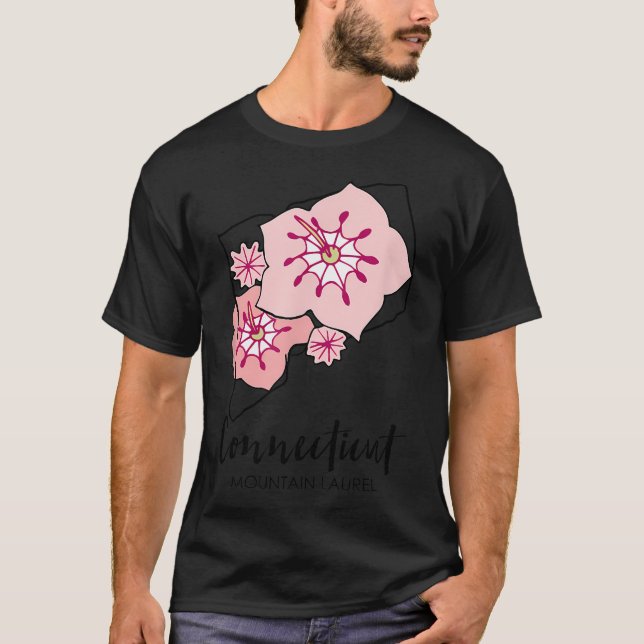 Connecticut Mountain Laurel T-Shirt (Front)