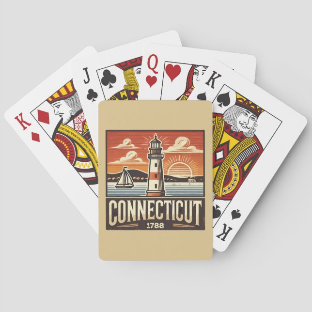 Connecticut Playing Cards (Back)