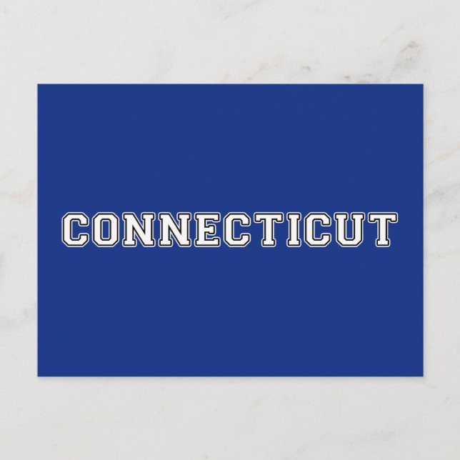 Connecticut Postcard (Front)