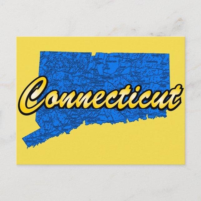 Connecticut Postcard (Front)