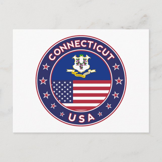 Connecticut Postcard (Front)