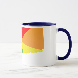 connecticut pride. angled. mug