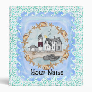 Connecticut Shells Lighthouse Binder