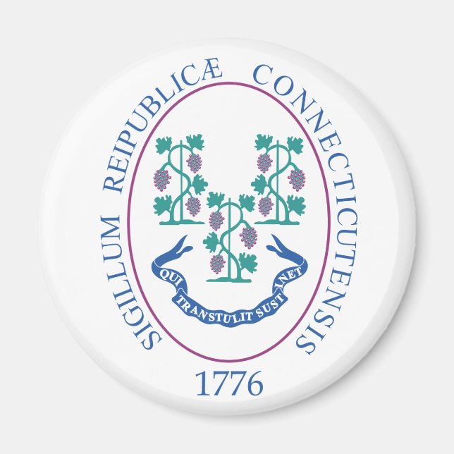 Connecticut sign magnet (Front)