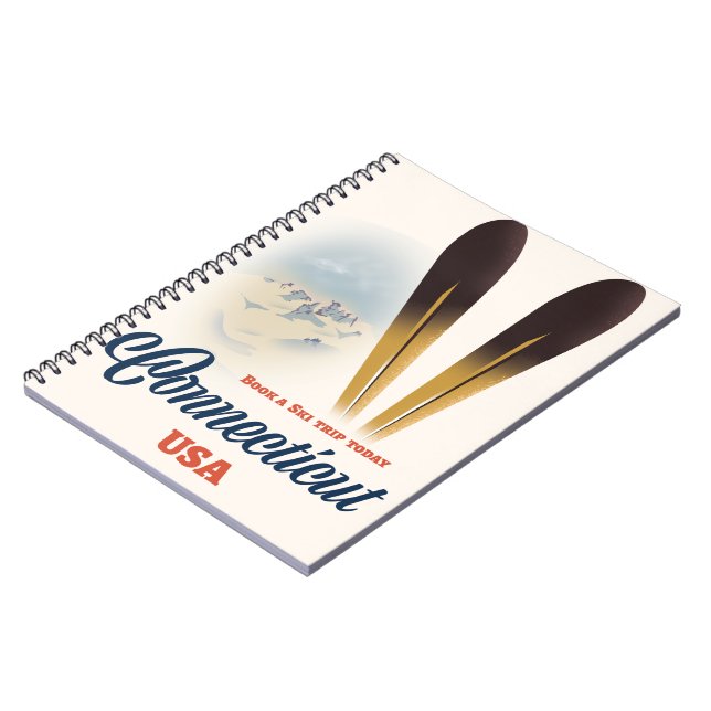 Connecticut ski notebook (Left Side)