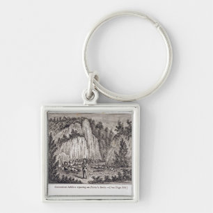 Connecticut Soldiers Reposing on Porter's Rock Keychain