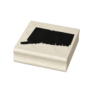 Connecticut Solid Rubber Art Stamp