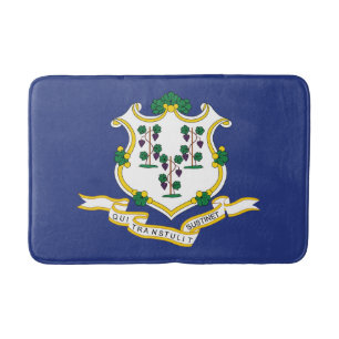 Connecticut State Flag Bath Mat