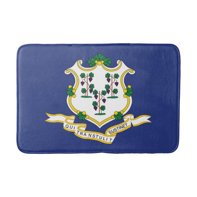 Connecticut State Flag Bath Mat (Front)