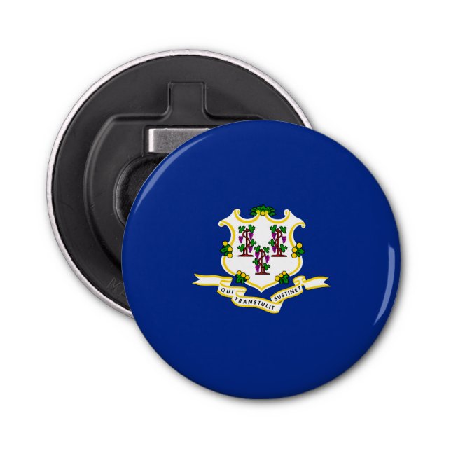 Connecticut State Flag Design Bottle Opener (Front)