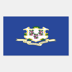 Connecticut State Flag Design Sticker
