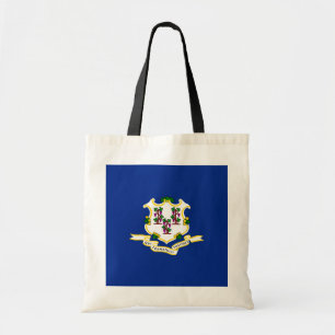Connecticut State Flag Design Tote Bag