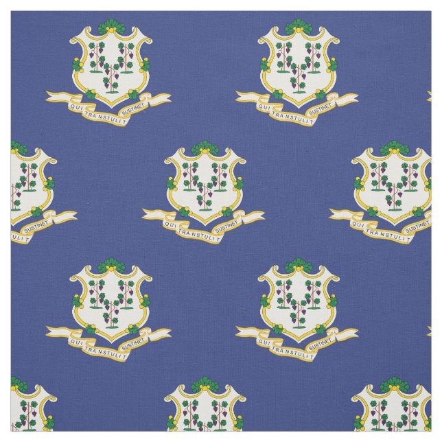 Connecticut State Flag Fabric (Swatch)