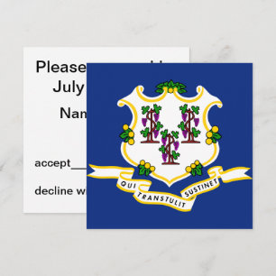 Connecticut State Flag Invitation