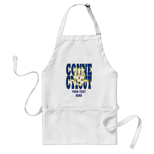 Connecticut state flag text standard apron (Front)