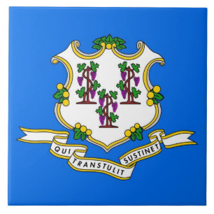 Connecticut State Flag Tile