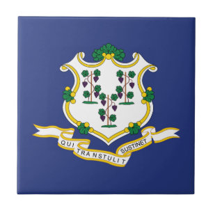 Connecticut State Flag Tile