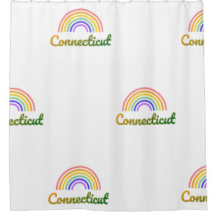 Connecticut - State - Hartford Colourful Rainbow