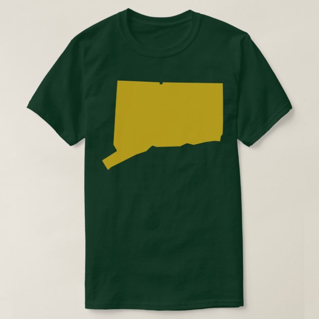 Connecticut state map TShirt (Design Front)