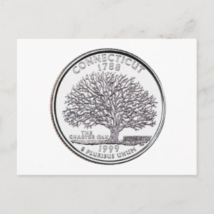 Connecticut State Quarter Postcard