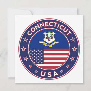 Connecticut sticker, USA States