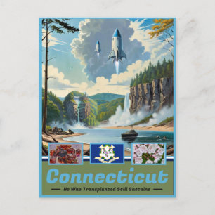 Connecticut Surreal Splendour: Keepsake Postcard