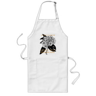 Connecticut Territory Flower Mountain Laurel Long Apron