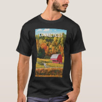 Connecticut Travel Art Vintage