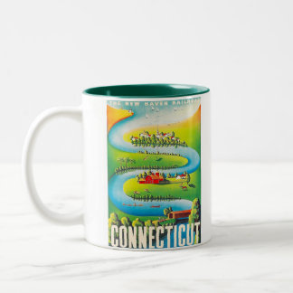 CONNECTICUT Two-Tone COFFEE MUG