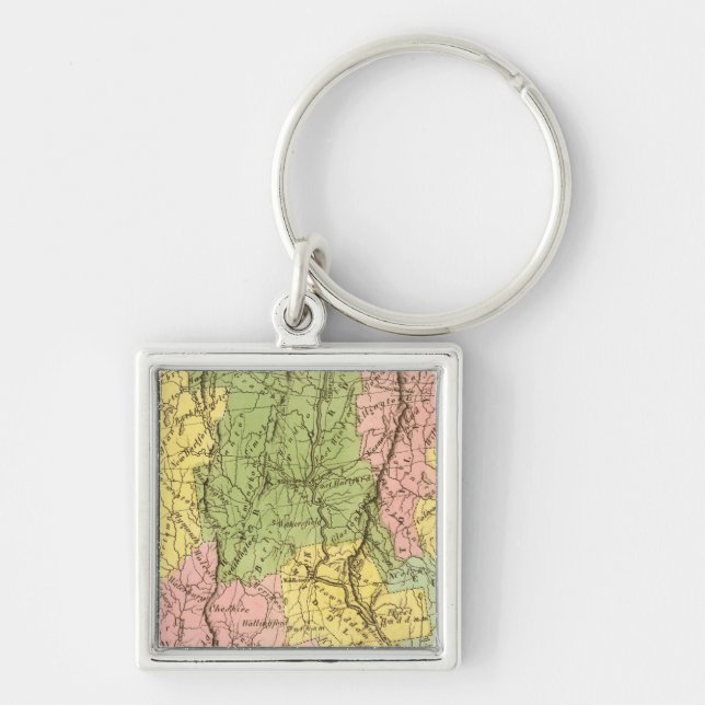 Connecticut US Keychain (Front)