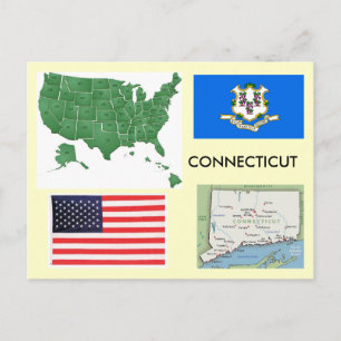 Connecticut, USA Postcard