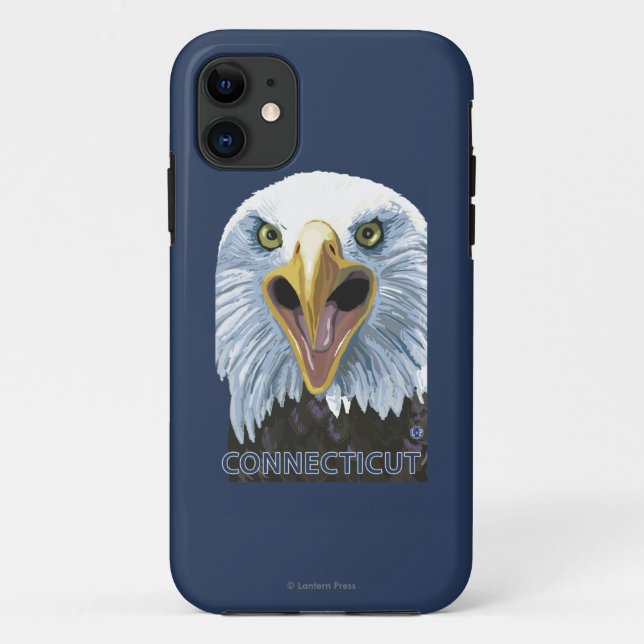ConnecticutEagle Up Close Case-Mate iPhone Case (Back)